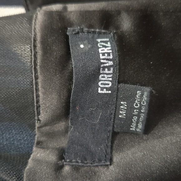 Forever21 - M partial sheer long sleeve top - Picture 4 of 7